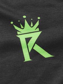 Manfinity VCAY Tops Nam Lá thư Giải trí - Nhiều màu - Xem 3