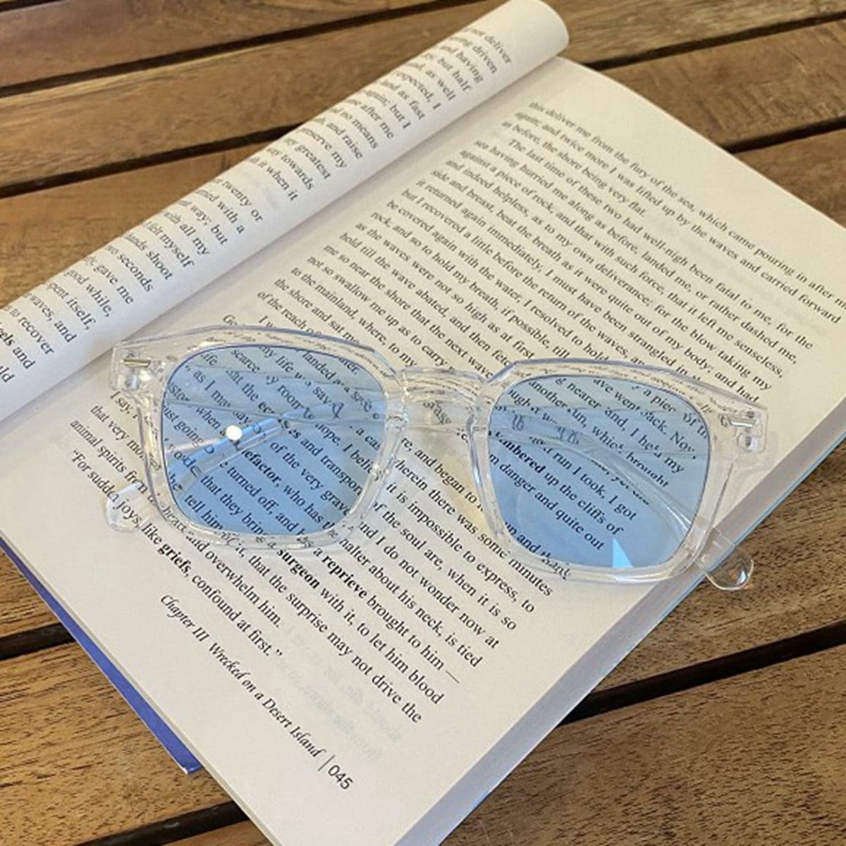 

Clear Frame Sunglasses