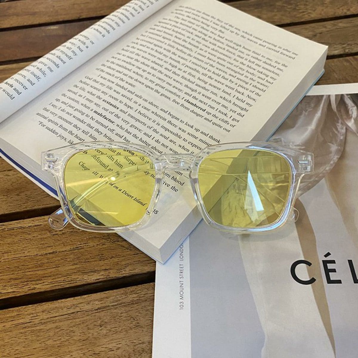 

Clear Frame Sunglasses