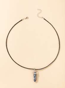 3入組石頭吊墜項鍊 - 彩色 - 查看 6