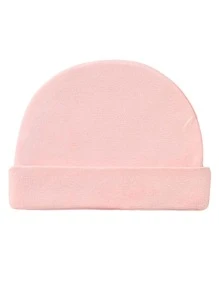 1 mũ trẻ em và 1 đôi bao tay và 1 đôi tất - Hồng - Xem 2