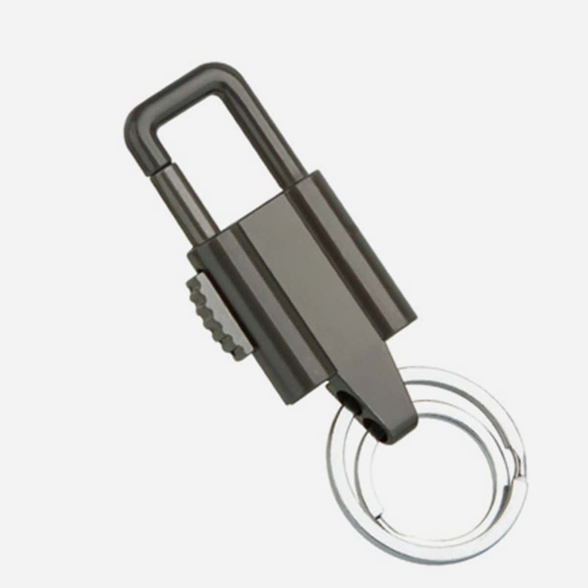 

Guys Two Tone Keychain, Silver
