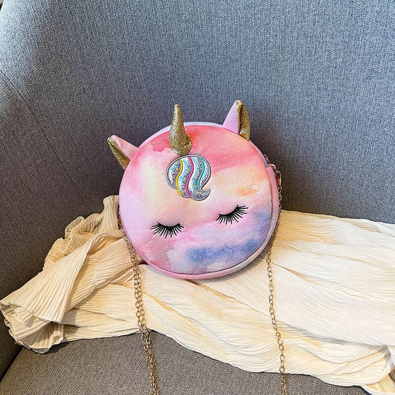 

Cartoon Unicorn Crossbody Bag, Multicolor