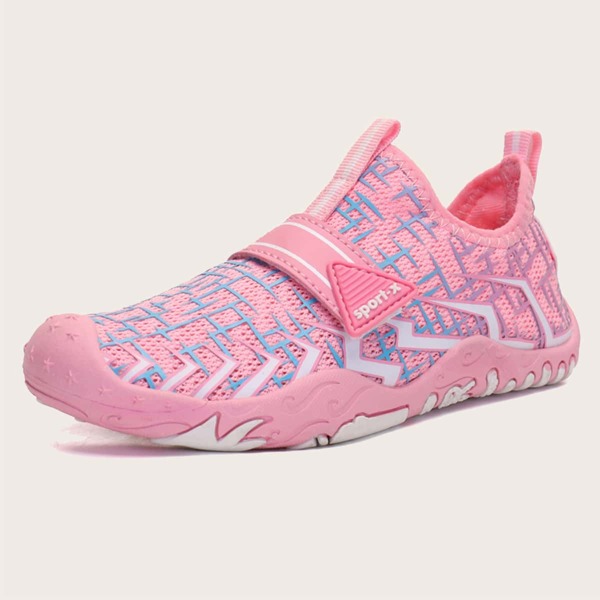 

Girls Velcro Strap Water Shoes, Pink