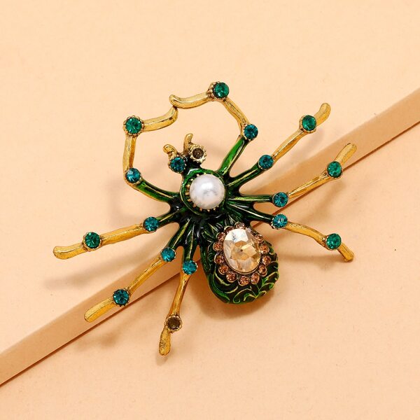 

Halloween Spider Design Brooch, Multicolor