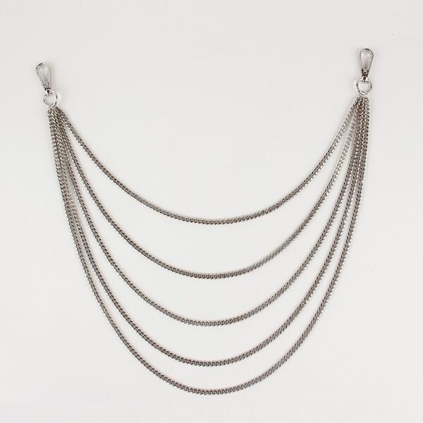 

Layered Pant Chain, Silver