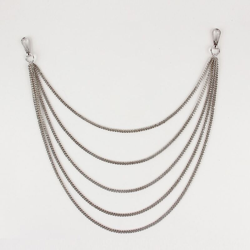 

Layered Pant Chain, Silver