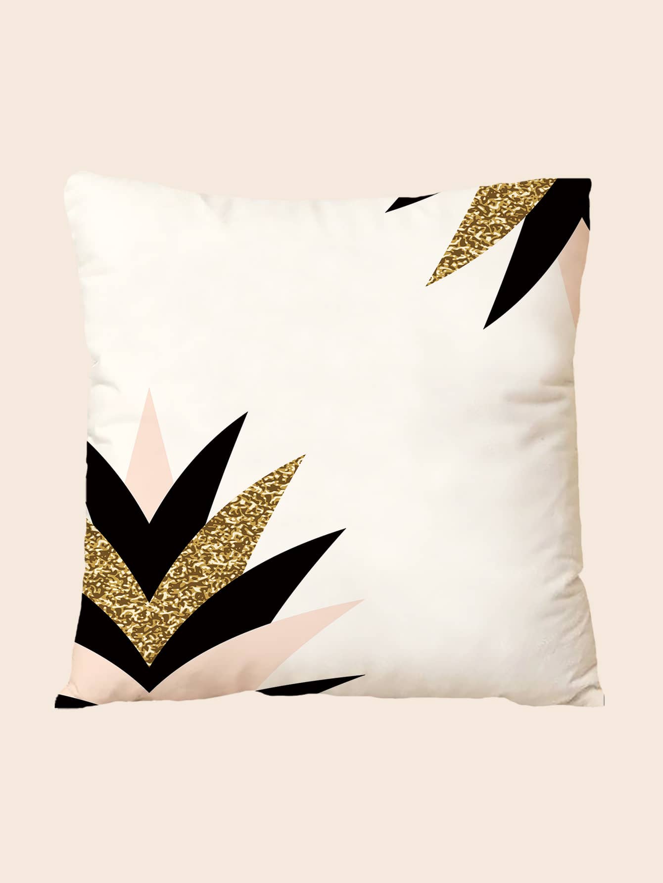 Graphic Print Cushion Cover Without Filler