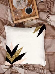 Graphic Print Cushion Cover Without Filler
