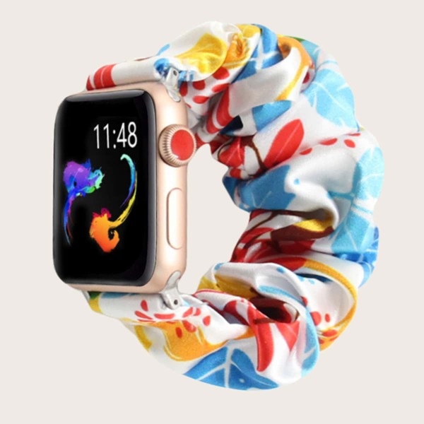 

Ремешок для часов iWatch листья в форме резикни, Многоцветный