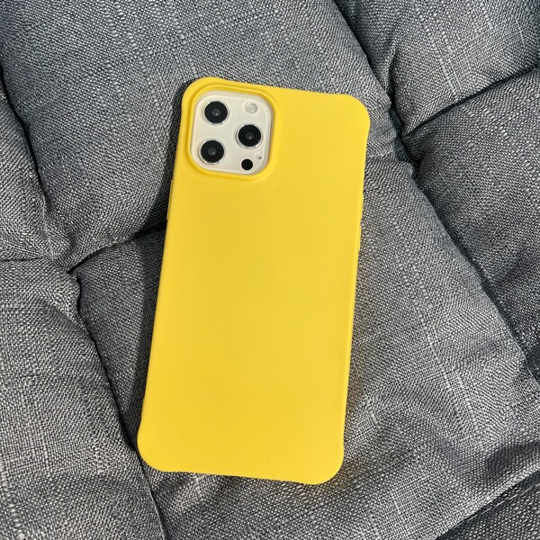 

Однотонный чехол для iPhone, Жёлтые