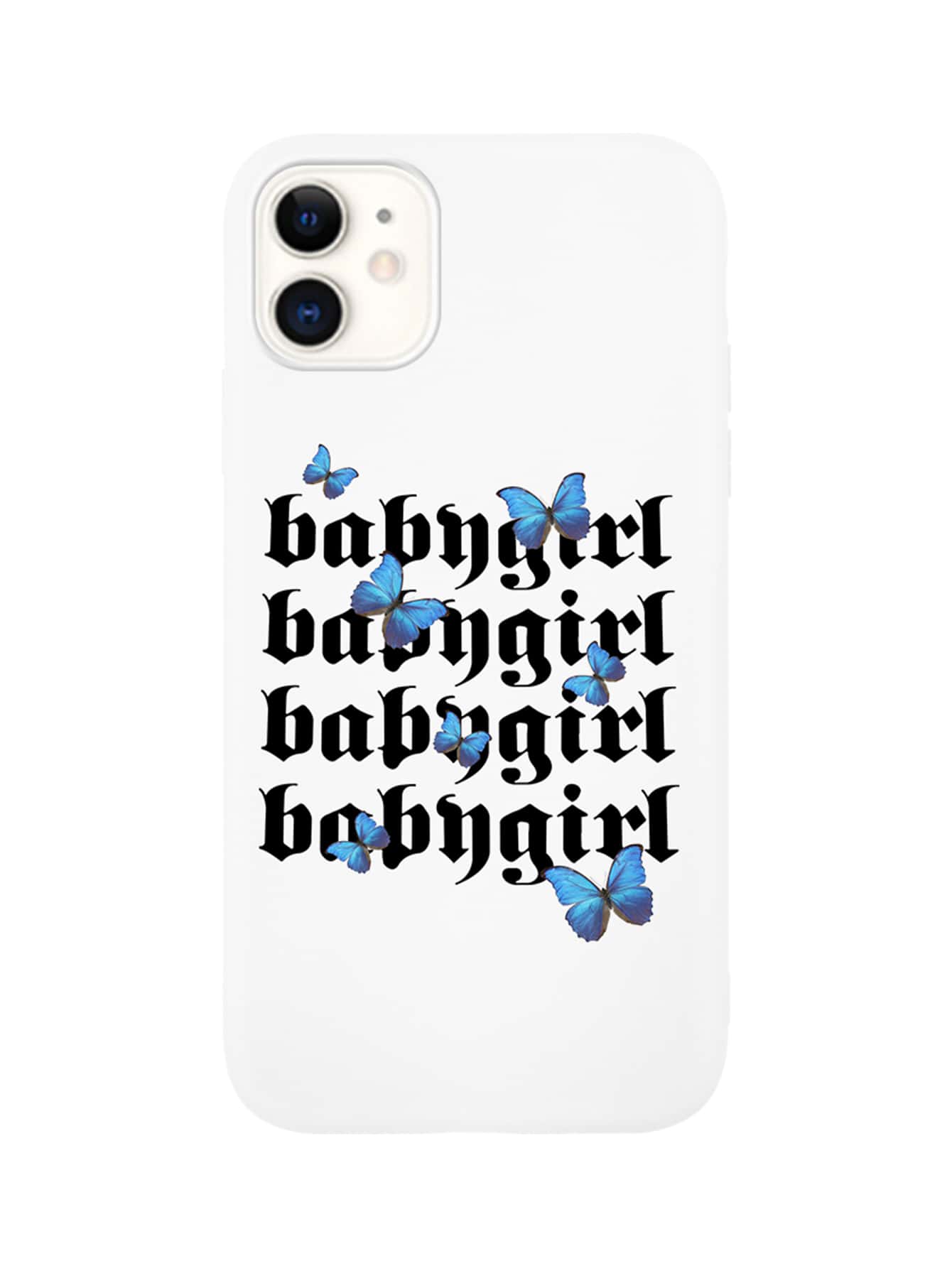 Butterfly Pattern Phone Case - Multicolor - View 1