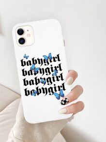 Butterfly Pattern Phone Case - Multicolor - View 2