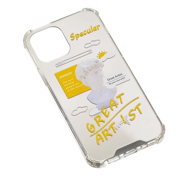 

Statue Clear Phone Case, Multicolor
