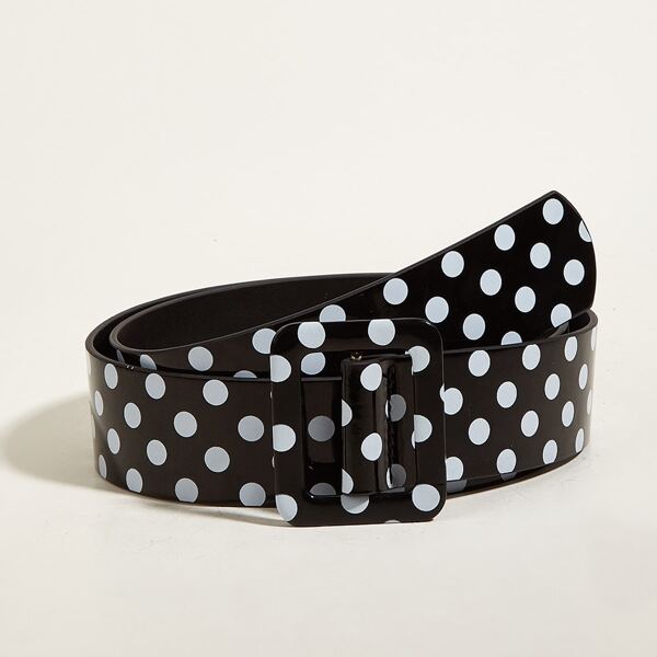 

Polka Dot Belt, Black and white