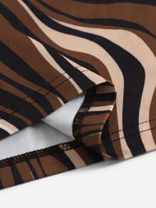 Muchica 滿版印花掛脖上衣