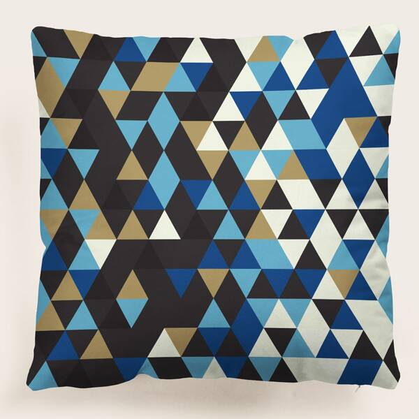 

Geometric Pattern Cushion Cover Without Filler, Multicolor