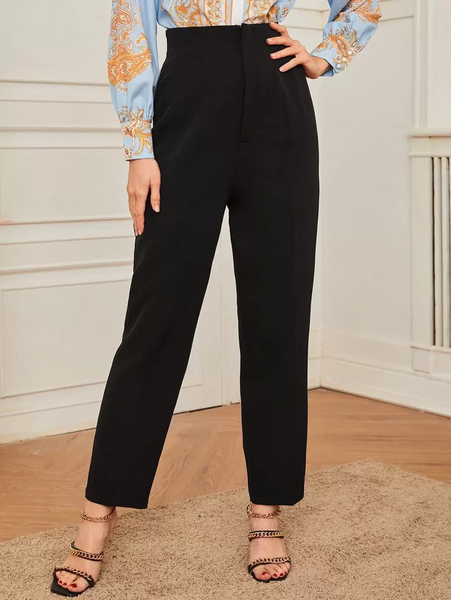 BizChic 女士休闲纯色高腰裤