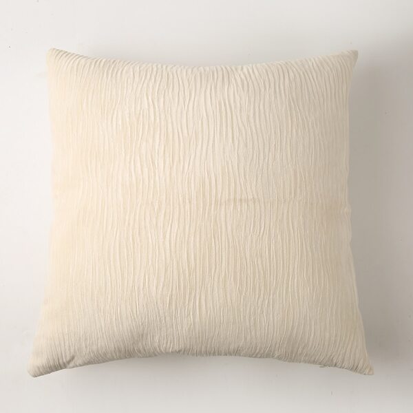 

Solid Color Cushion Cover Without Filler, Beige
