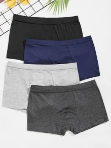 Manfinity Áo lót Nam màu trơn Giải trí - Nhiều màu - Xem 1