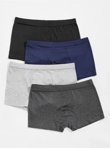 Manfinity Áo lót Nam màu trơn Giải trí - Nhiều màu - Xem 5