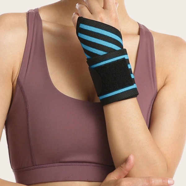 

1pc Sports Bracers Bandage, Blue