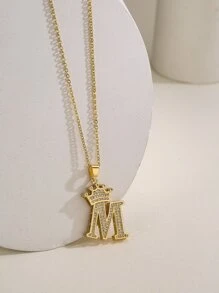 18K gold plated colorful zircon women pendant necklace AmaranTeen 18K gold plated colorful zircon women pendant necklace AmaranTeen