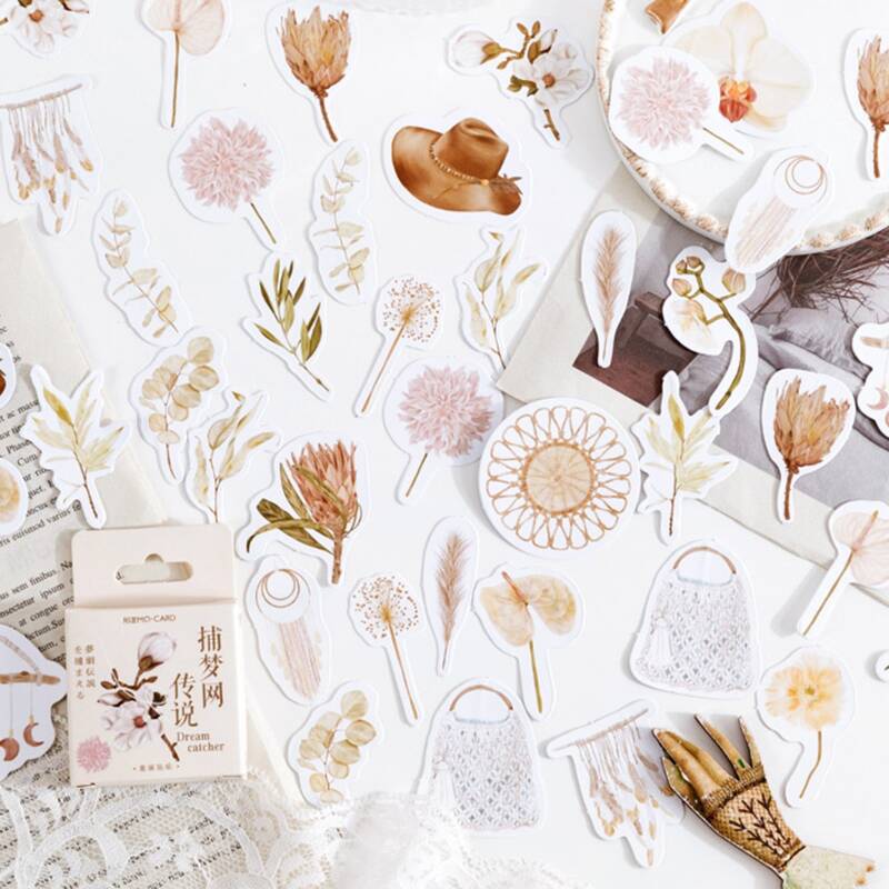 

46pcs Plants Pattern Sticker, Multicolor