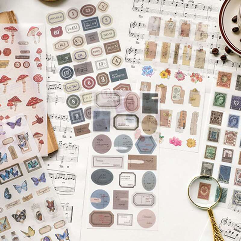 

1sheet Mixed Pattern Random Sticker, Multicolor