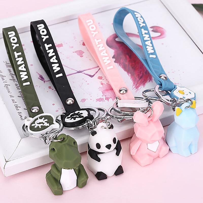

1pc Random Cartoon Animal Keychain, Multicolor