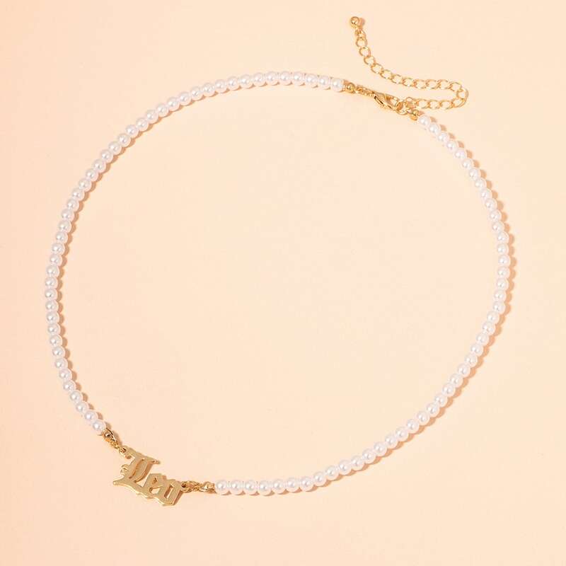 

Constellation Beaded Necklace, Gold