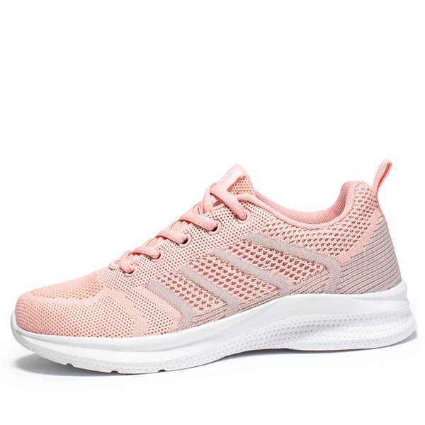 

Minimalist Lace-up Front Running Shoes, Pink