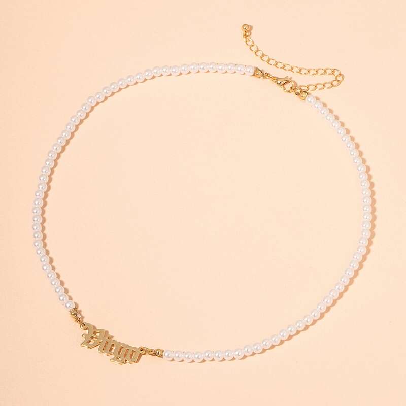 

Constellation Beaded Necklace, Gold