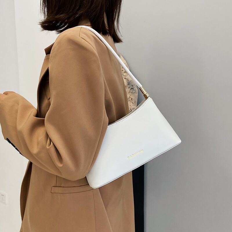 

Minimalist Shoulder Bag, White