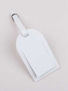 Thẻ hành lý bằng đá cẩm thạch kim loại - trắng - Xem 3