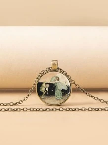 Collar colgante de redondo - Bronce - Ver 1