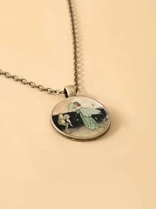 Collar colgante de redondo - Bronce - Ver 3