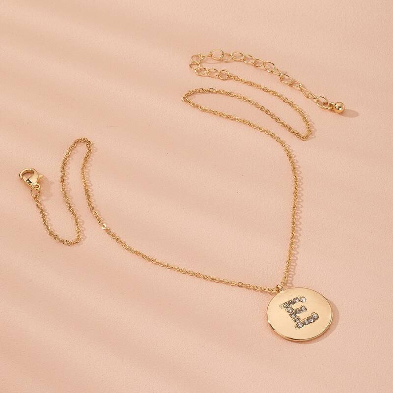 

Letter Pendant Necklace, Gold