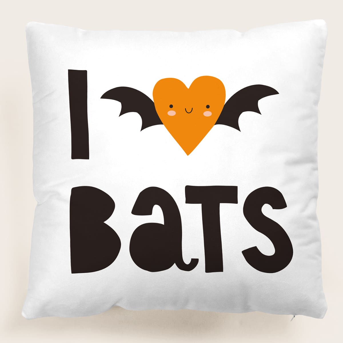 

Halloween Print Cushion Cover Without Filler, Multicolor