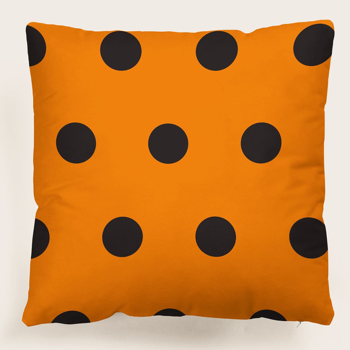 

Halloween Polka Dot Pattern Cushion Cover Without Filler, Multicolor