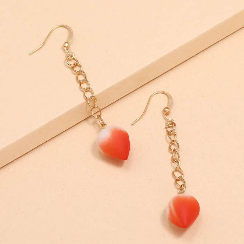 

Fruit Drop Earrings, Orange