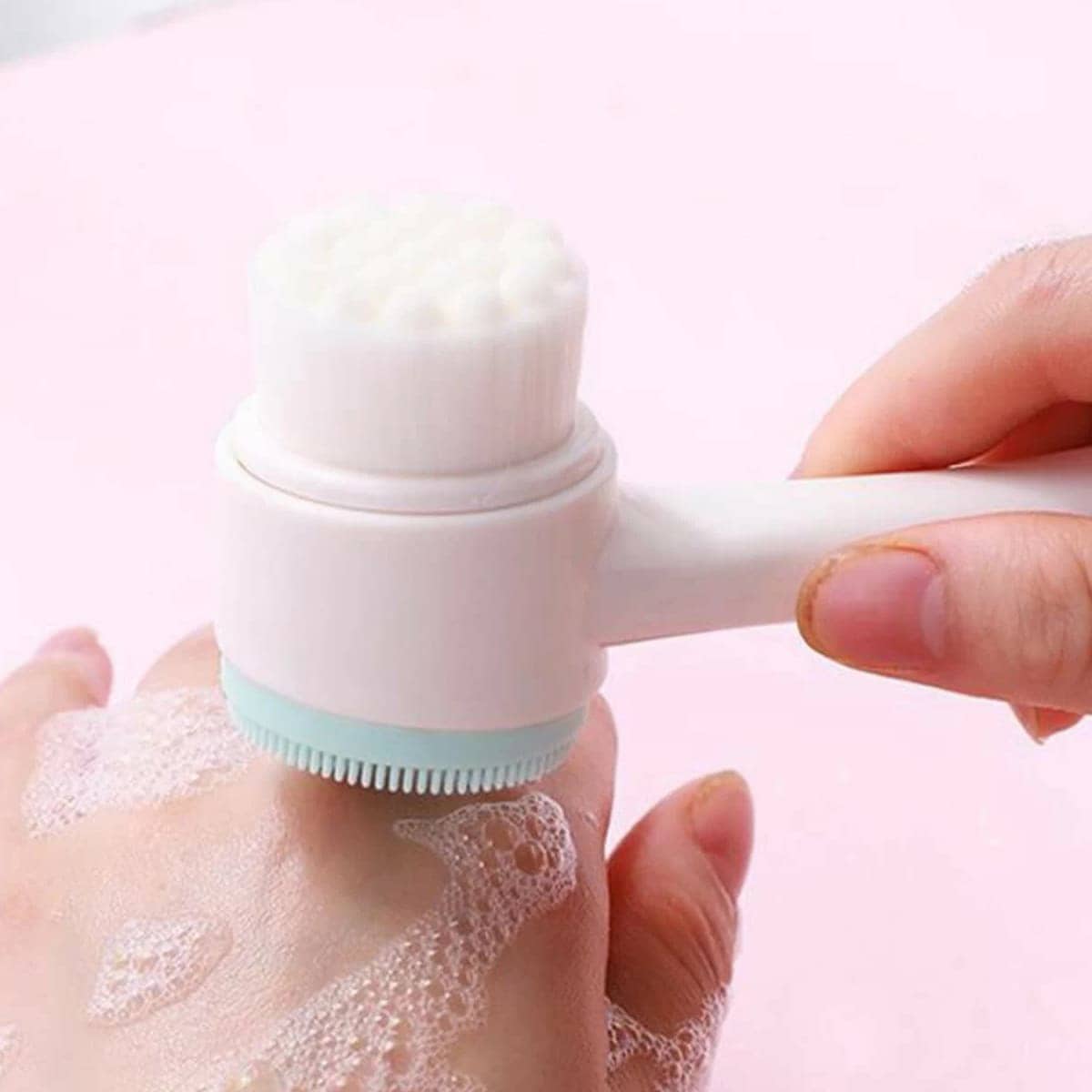 

1pc Random Color Face Cleansing Brush, Multicolor