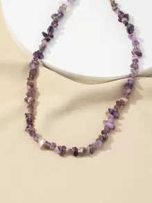 Ketting met stenen kralen