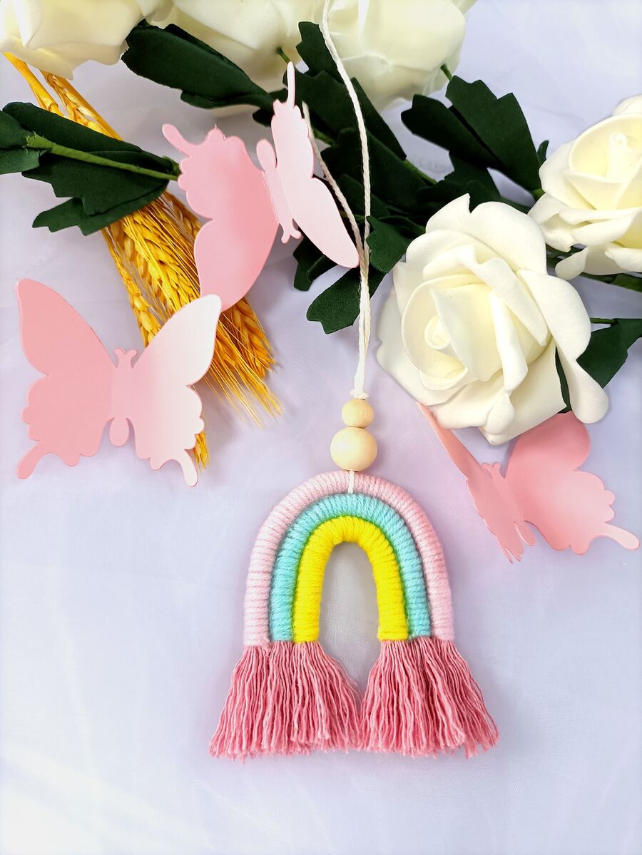 1pc dệt cầu vồng treo tường - Nhiều màu - Xem 1