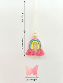 1pc dệt cầu vồng treo tường - Nhiều màu - Xem 2