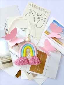 1pc dệt cầu vồng treo tường - Nhiều màu - Xem 5