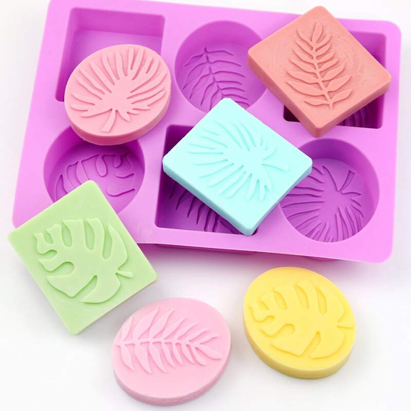 

1pc Leaf Design Mold, Purple