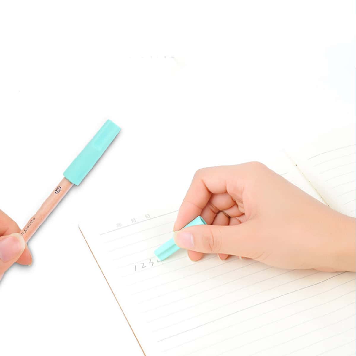 

4pcs Random Color Pencil Cap, Multicolor