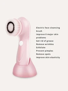 素色潔面刷套裝 - 粉色 - 查看 5