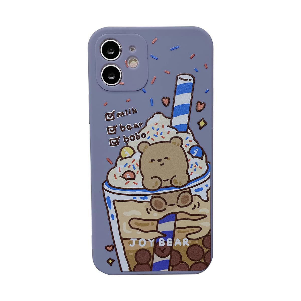 

Cartoon Bear Ice Cream Phone Case, Multicolor